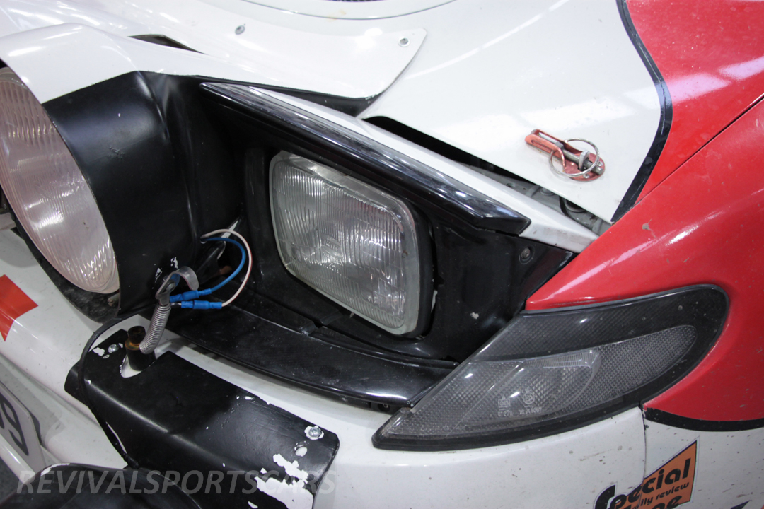 Race Retro 2014 Classic Motorsport Toyota Celica GT4 ST185 Rally Car Malboro Pop Up Lights 